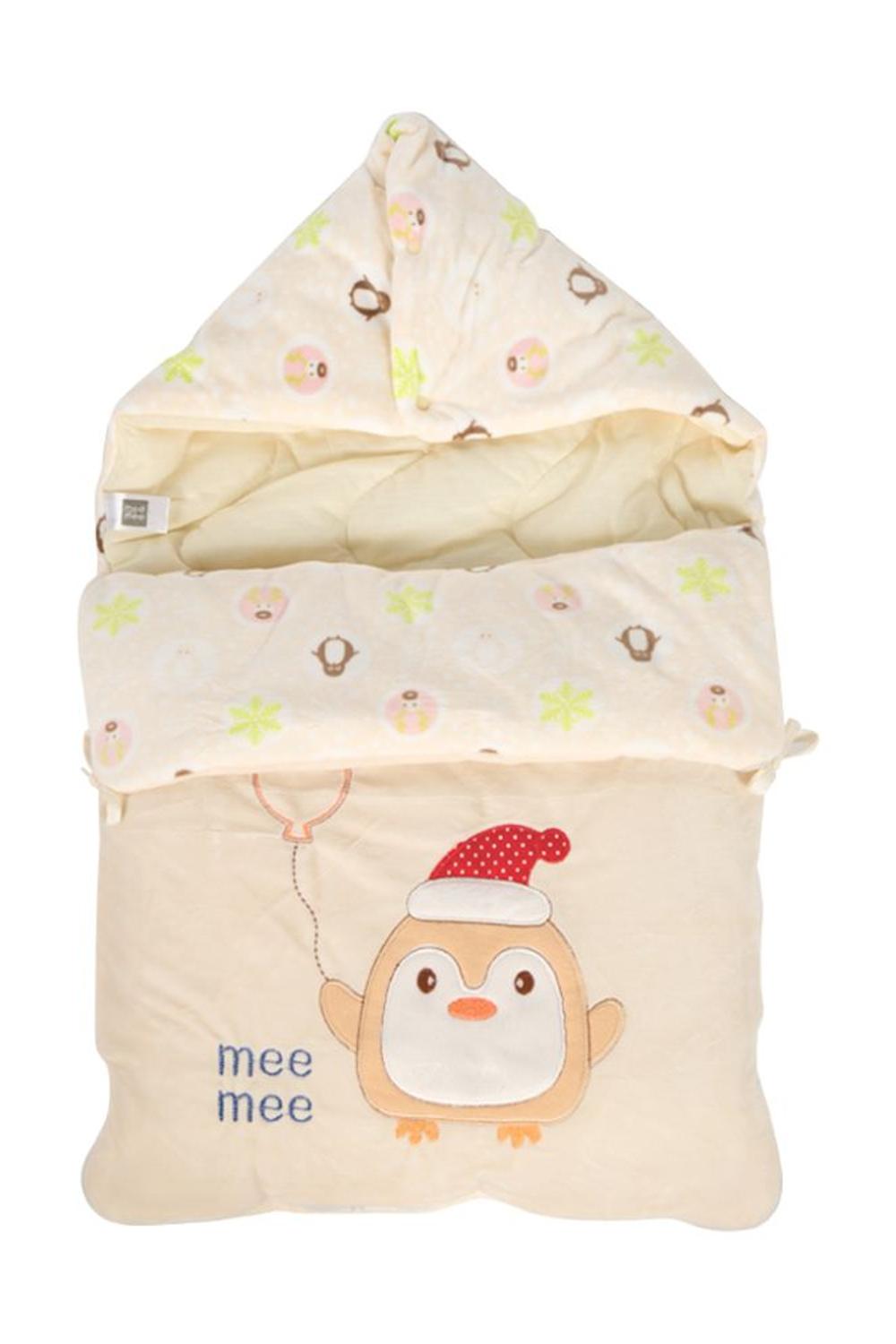 Mee Mee Baby Cozy Carry Nest Bag (Cream Penguin)